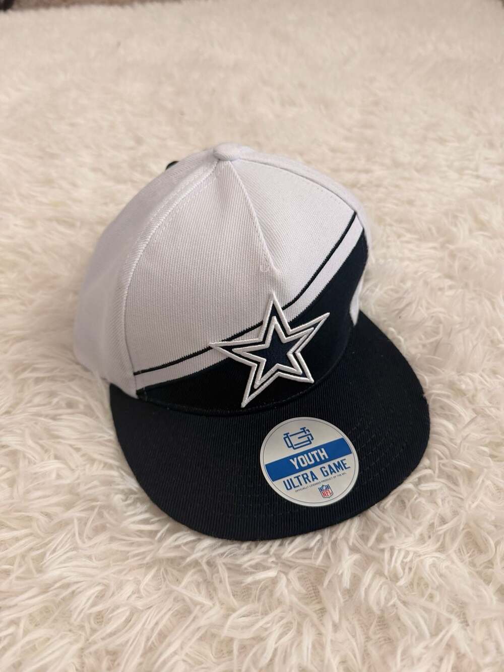 Ultra Game Dallas Cowboys Assistant Coach Baseball Cap Snapback White Navy OSFM